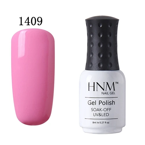 HNM 8 мл, чистый цвет, лак для ногтей, краска, гель лак, замачиваемый, Гель-лак для ногтей, гибридный лак, тиснение, сделай сам, основа, грунтовка, эмаль - Цвет: 1409