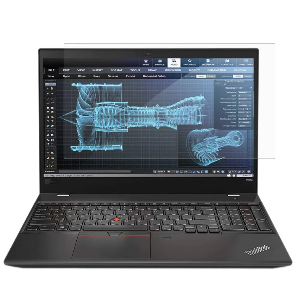 Cartinoe 15,6 дюймов 16:9 защитная плёнка для экрана ноутбука для lenovo Thinkpad P52s P51 ноутбук универсальный экранный фильтр Защитная пленка 2 шт