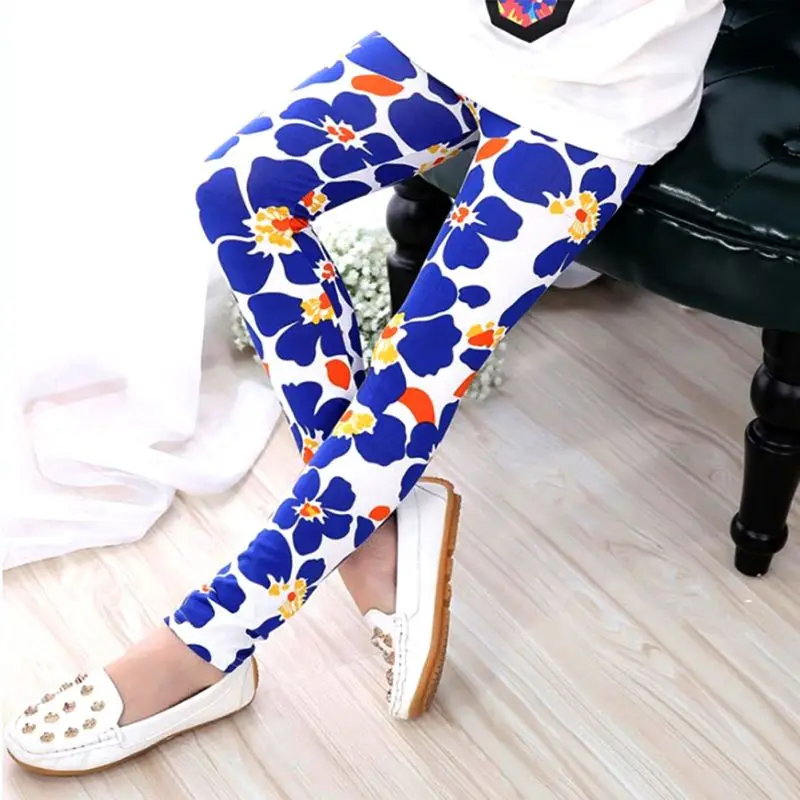 

New Spring Autumn Baby Girls Soft Slim Pants Stretch Leggings Kids Girl Trousers M1