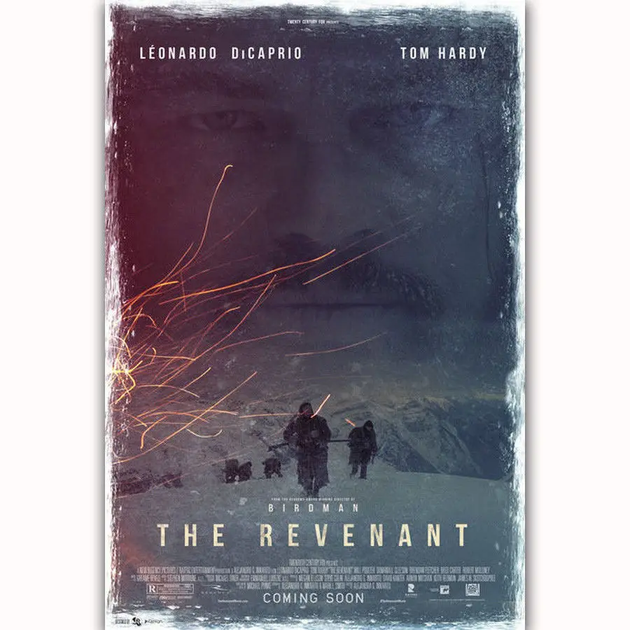 

Hot Classic New Movie The Revenant Film-Silk Art Poster Wall Sticker Decoration Gift