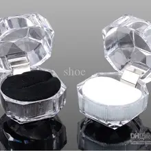 EMS 100 шт. органические стеклянные кольца размер коробки 4 см(1,")* 4 см(1,6")* 3 см(1,") микс 3 цвета