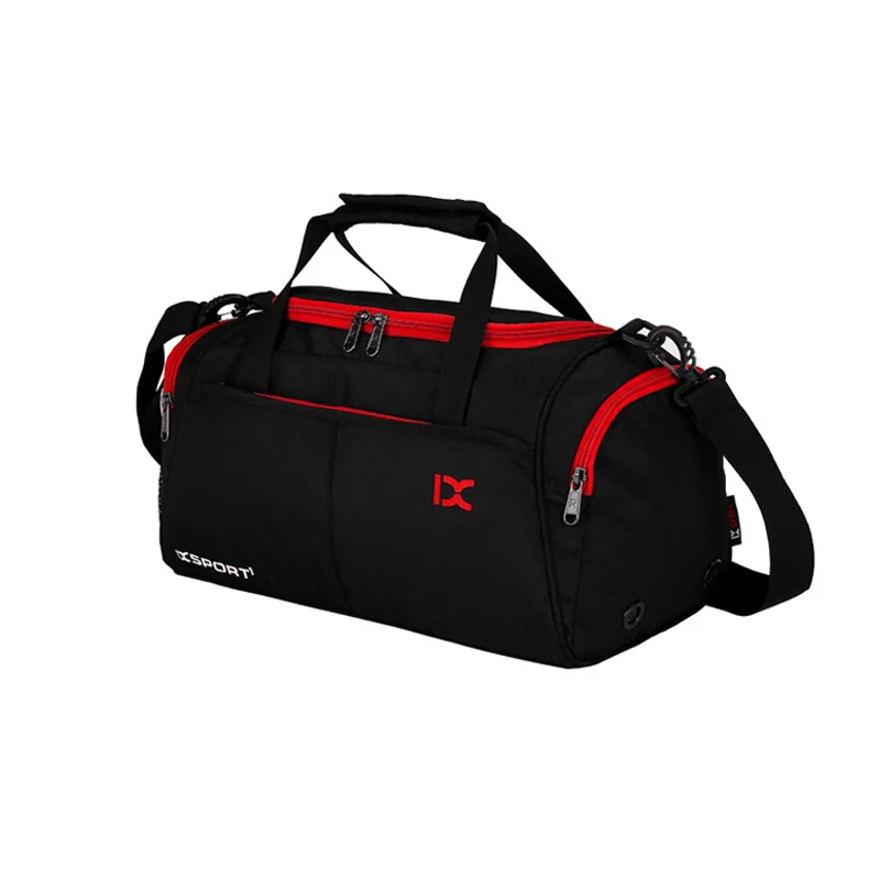 Новая дорожная сумка большой емкости, водонепроницаемая мужская сумка для багажа, дорожная сумка для путешествий, нейлоновые сумки для выходных, многофункциональная спортивная сумка для спортзала - Цвет: Black 2