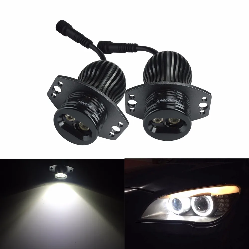 Светодиодная кольцевая лампа Angel Eye Halo ANGRONG 20 Вт белого цвета для BMW E90 E91 3 серии|ring