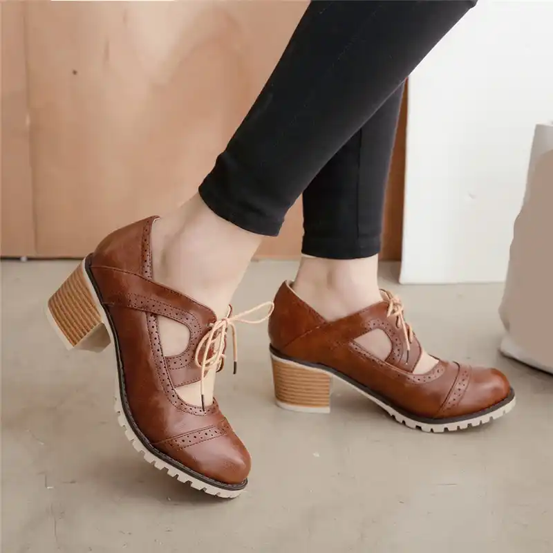 mary jane brogue heels