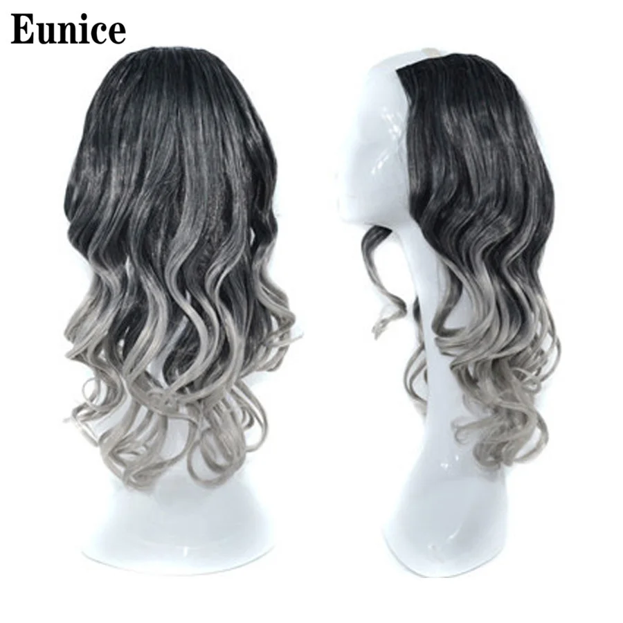 

Long Wavy U-Shaped Half Wig for Women U-Part Natural Female Long Black Brown Wigs Heat Resistant Synthetic Fake Hair Daily Wig