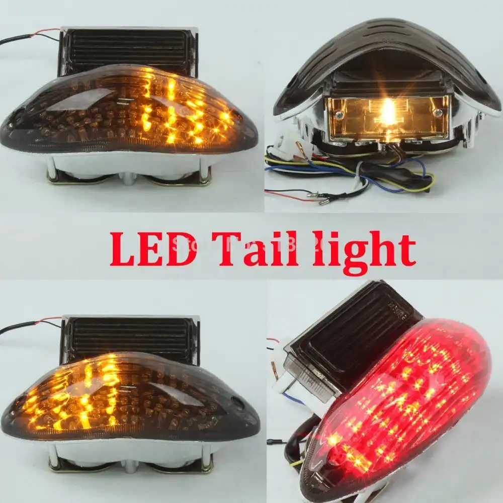 New Smoke Led Tail Brake Light For Suzuki Gsx1300R Hayabusa Katana Gsx600F 750F