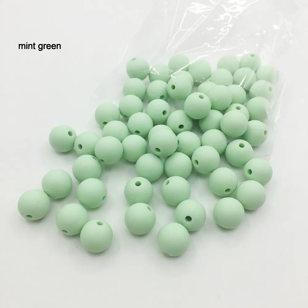 

new Teething Necklaces Food Grade Silicone Jewels Baby Chew beads Silicone Beads Baby Teethers 200pcs/lot Free shipping