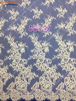 

Eyelash Lace Fabric DIY Decorative High Quality Soft Nylon Eyelash Lace Trim lace fabric Wedding Dress Fabric 6M/lot