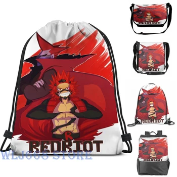 

Funny graphic print shoulder Bags women Red Riot (2) Single shoulder backpack travel for men Gym Bag