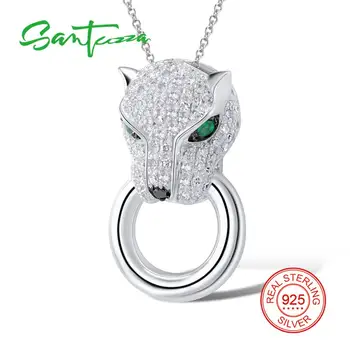 Santuzza Silver Necklaces Pendants For Women Natural Stone Pendant fit for Necklace 925 Sterling Silver Slide Necklaces Pendant