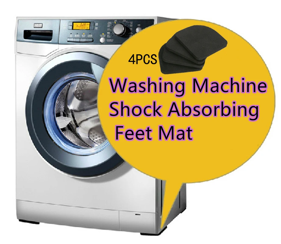 

4PCS/Set EVA Anti-Vibration 77x77x7mm Rubber Legs Non-Slip Pads Refrigerator Chair Desk Washing Machine Shock Absorbing Feet Mat