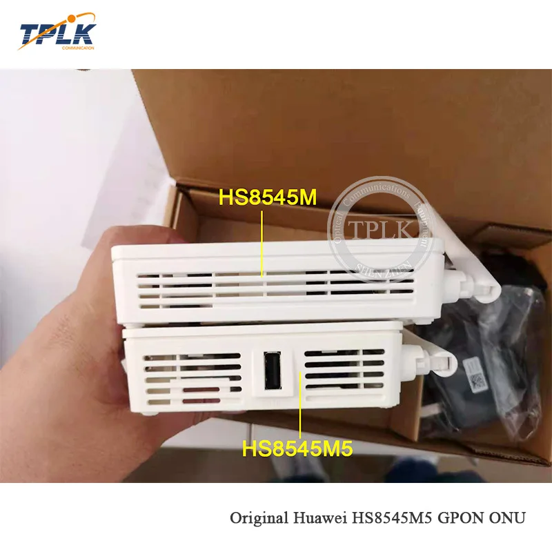 2020 Оригинальный Новый HW HS8545M5 ONU GPON ONT с 1GE + 3FE 1TEL USB Wifi китайским логотипом мини