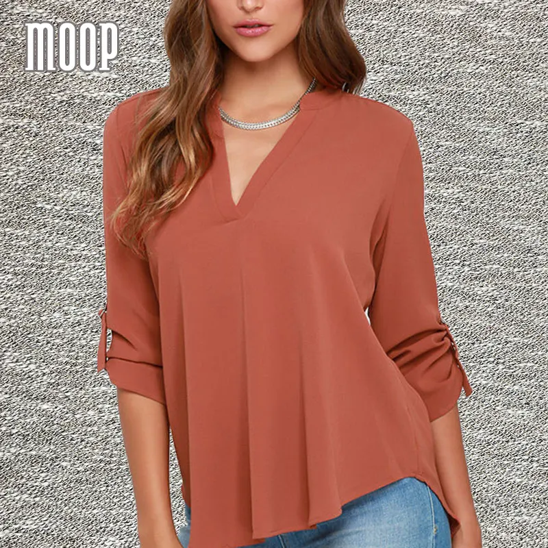 

Plus size women tops V-Neck chiffon blouse women loose shirts blusas y camisas mujer blusa camisetas y tops roupas LT350