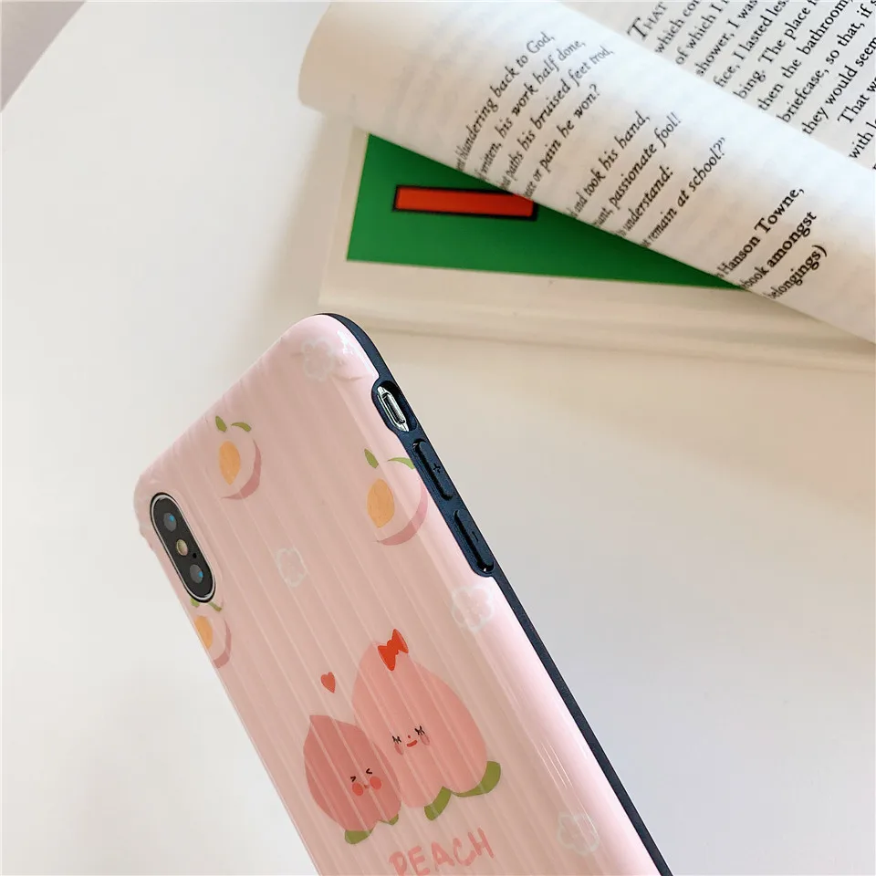 Чехол для мобильного телефона в фруктовом стиле чехлы Apple IPhone X XR XS MAX 6s 8 plus 6 7