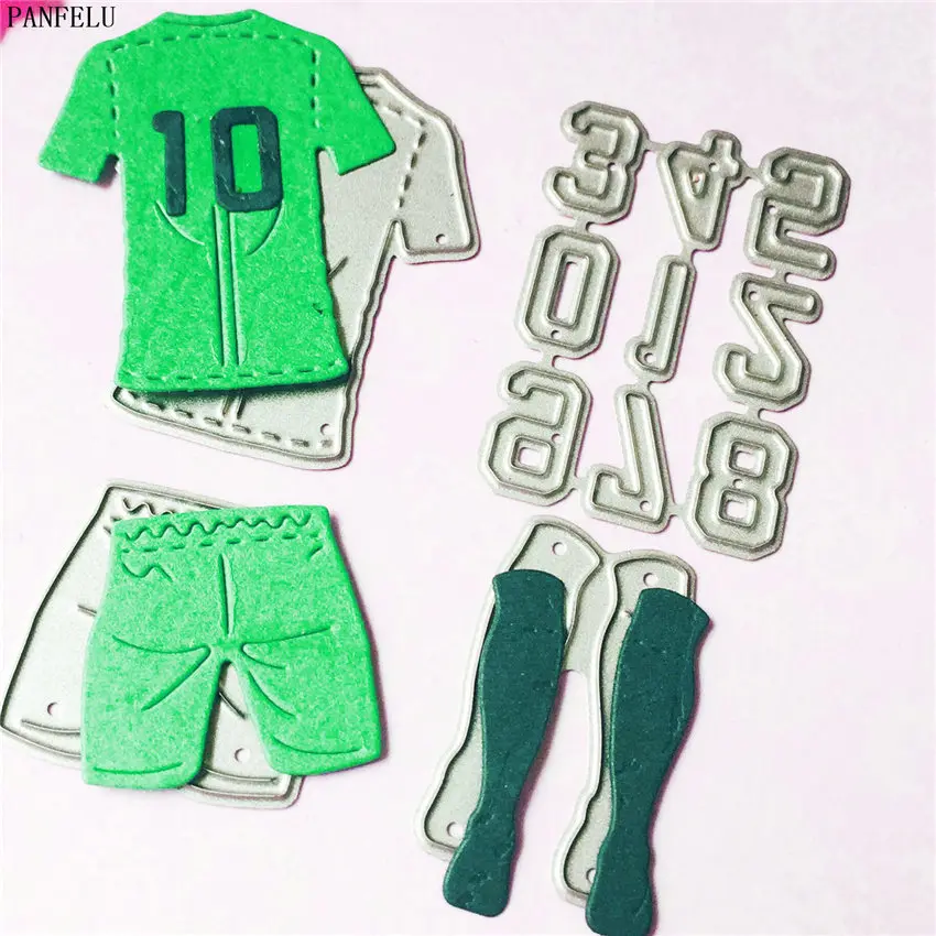 

PANFELOU Sports clothes paper die cutting dies metal craft Scrapbooking/DIY Christmas wedding Embossing mould cards