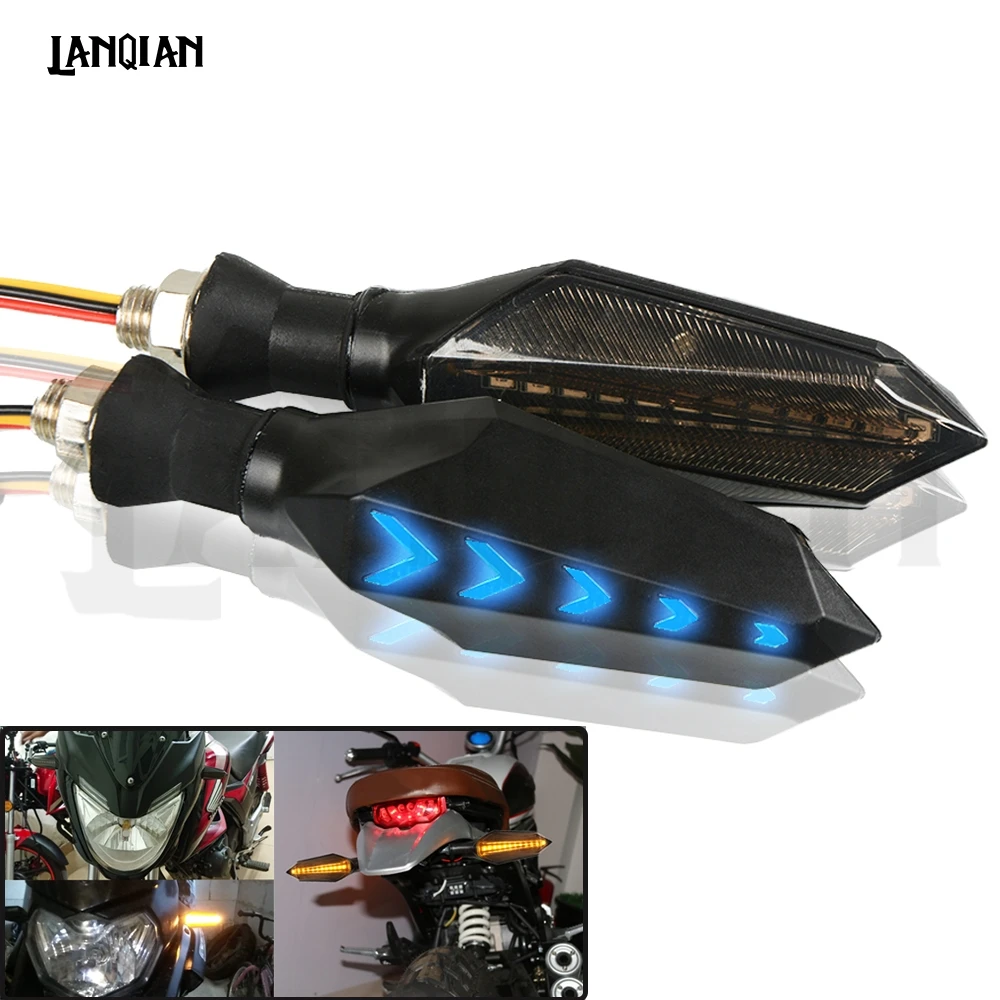 

12V Motorcycle Brake Indicator Light turn signal Flashing LED Light stop signal For Yamaha YZF R1 R3 R6 R125 MT 07/09 fz6 xj6