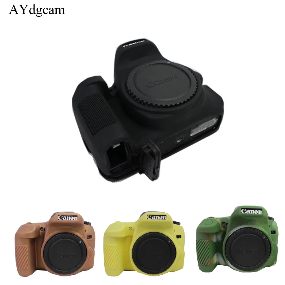 

Nice Soft Camera Video Bag For Canon 77D Silicone Case Rubber Camera case Protective Body Cover Skin