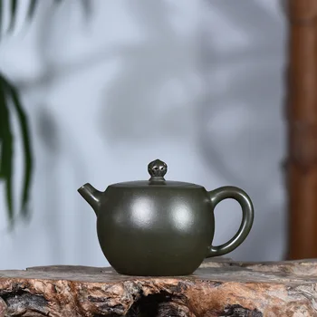 

Manual High Quality Azure Mud Large Ship Kettle Kung Fu Tea Have Household Infusion Of Tea Kettle To Work In An Office Gift