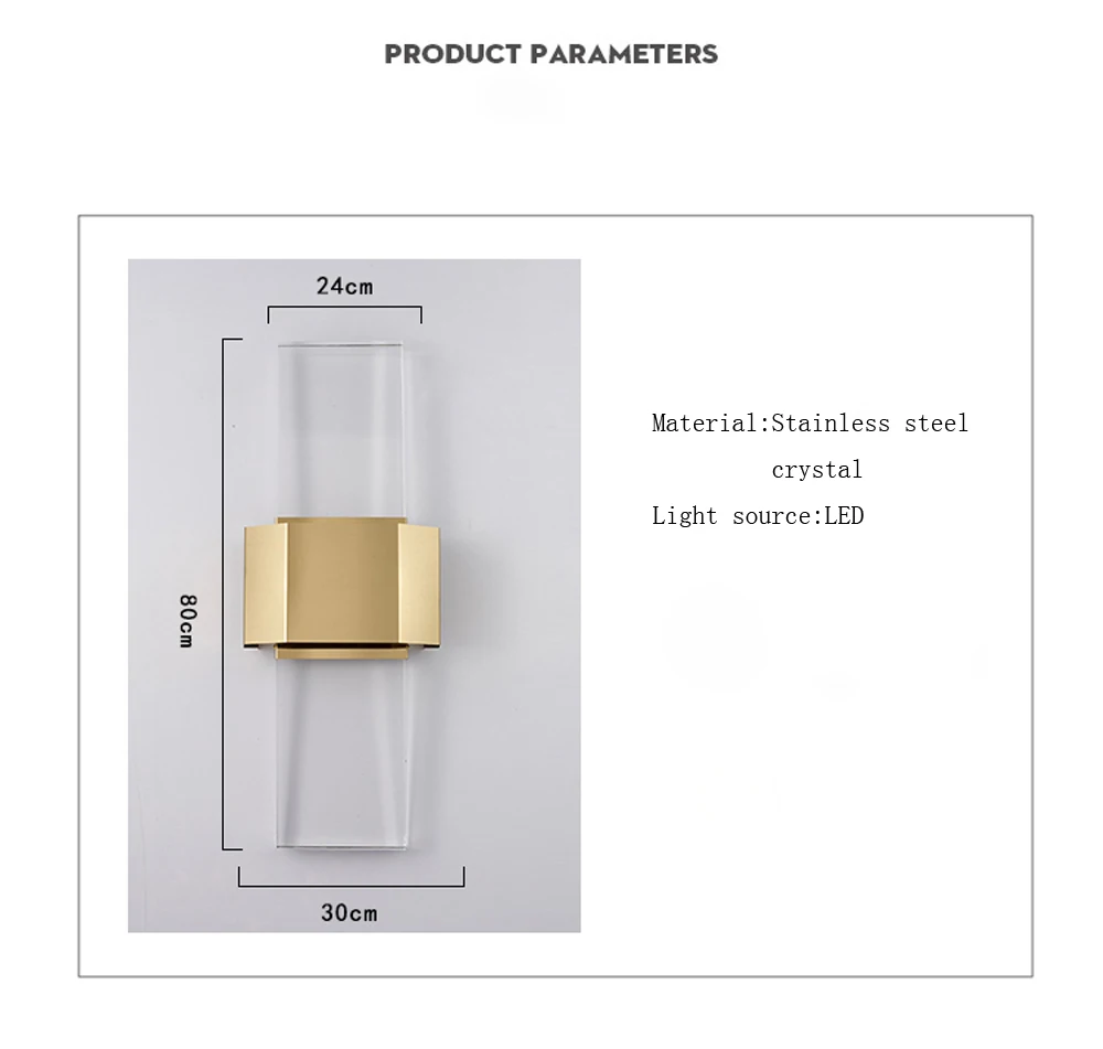 LED Нордик Нержавеющие Стали Хрустальные Минимализм Светодиодные Лампы Светодиодные Светильники.бра.бра нa стену.Бра.Светильники Настенные светильники.Светильник Настенный Светильник.Освещение Для Магазина,Спальни