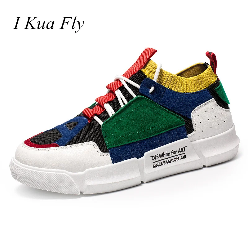 

New Outdoor Sport Shoes Men Autumn Medium Cut Beginner Hook Loop Running Shoes Spring Sneakers Men Stability z4
