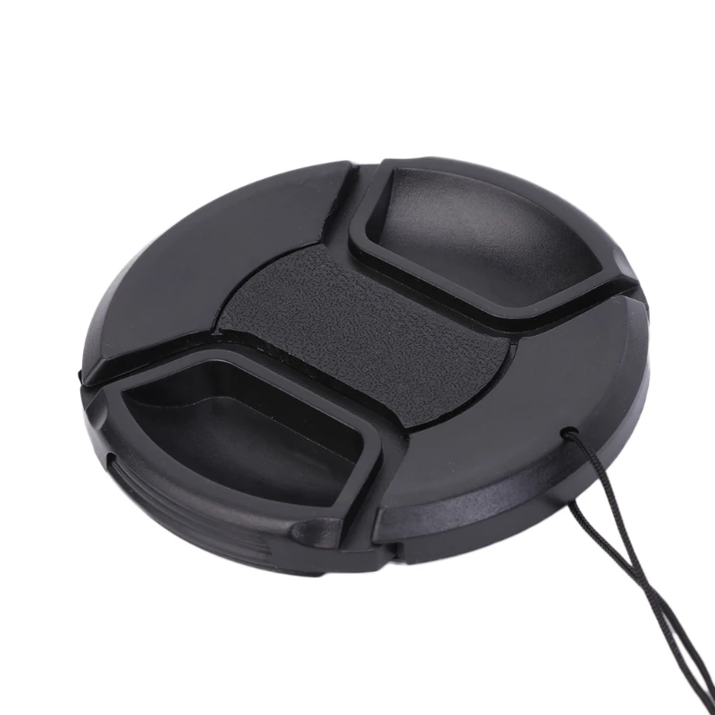 

DSLR Camera Snap-on Dust-proof No Letters 67 mm Lens Cap Cover + String Set