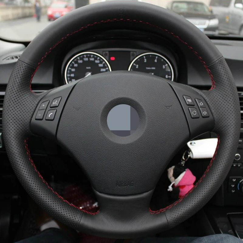 

Appdee Black Artificial Appdee Leather Car Steering Wheel Cover for BMW E90 320 318i 320i 325i 330i 320d X1 328xi 2007