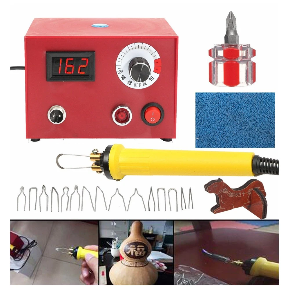 Машина для сжигания древесины w/Pen 220V 50W набор пирографической ручки инструментов