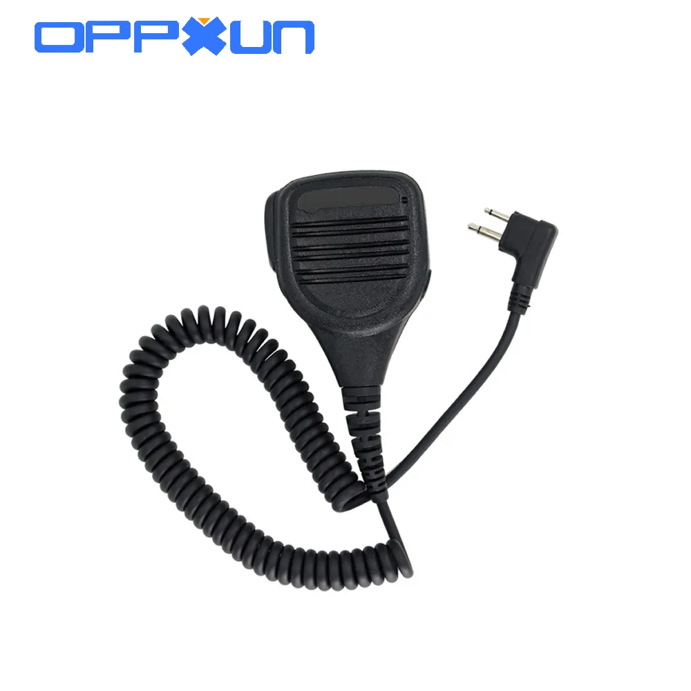 OPPXUN PMMN4013A 2 Pin Handheld Speaker Microphone MIC For MOTOROLA Radios EP450 GP300 GP88s