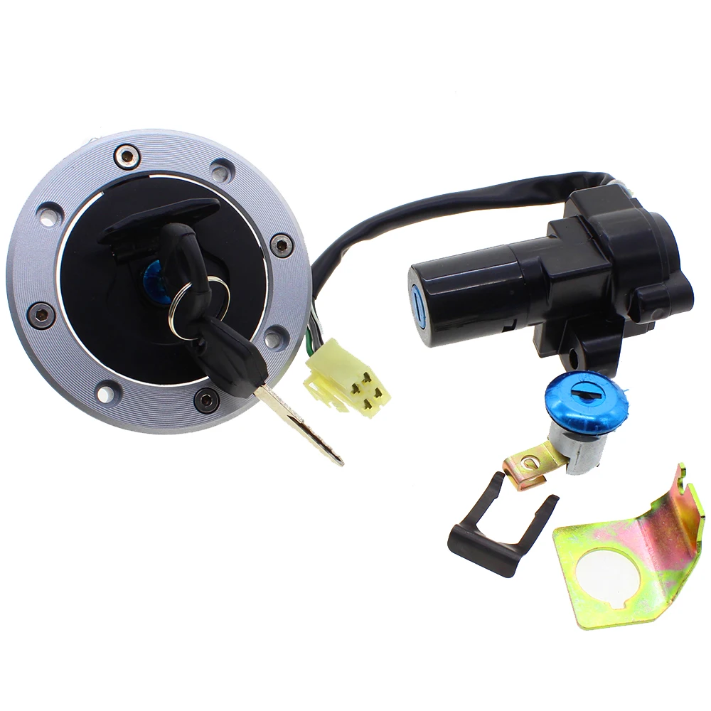 

FXCNC Motorcycle New Ignition Switch Lock Gas CapTank Seat Lock Key One Set Fit Suzuki GS500 2001-2010 02 03 04 05 06 07 08 06