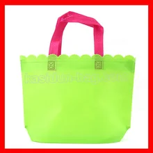 100 шт./лот) Размер W32* H23* D8cm зеленый Экологичная многоразовая для покупок мешок с изготовленным на заказ логосом