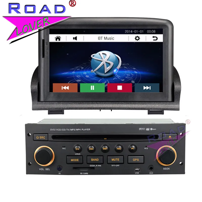 Автомобильный мультимедийный DVD плеер TOPNAVI Wince 6 0 два Din 7 дюймов аудио для Peugeot 307