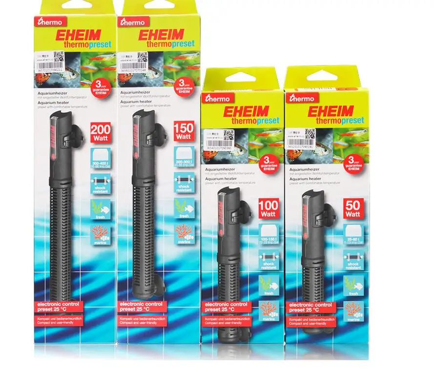 

Germany EHEIM Aquarium automatic warming rod Fish tank explosion-proof thermostat Quartz tube heating rod