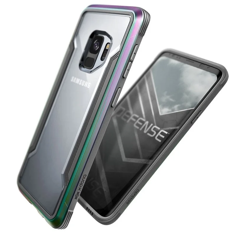 Чехол X-Doria Defense Shield для samsung Galaxy S9 S9 Plus, защитный чехол в стиле милитари из алюминия