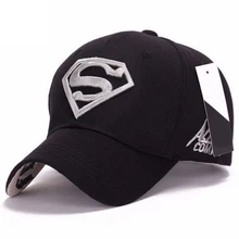 2017 Fashion Men Women Unisex Snapback Adjustable Fit Baseball Cap Superman Hip-hop Stretch Embroidery Hat 8 Colors