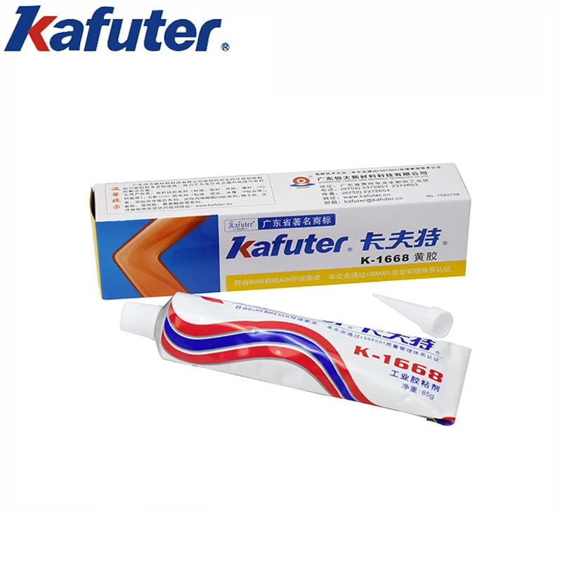 

Genuine 100g Kafuter K-1668 industrial electronic components fixed adhesives yellow
