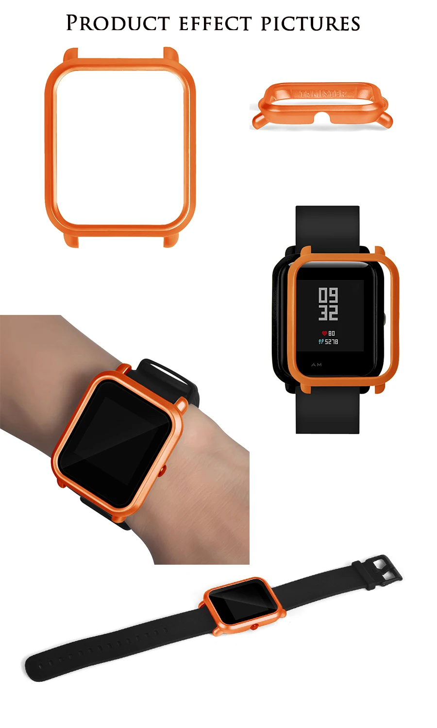 Защитный чехол умных часов чехол для Xiaomi Amazfit Bip тонкий ПК Бампер Защитный чехол оболочка Xiaomi Amazfit Bip аксессуары