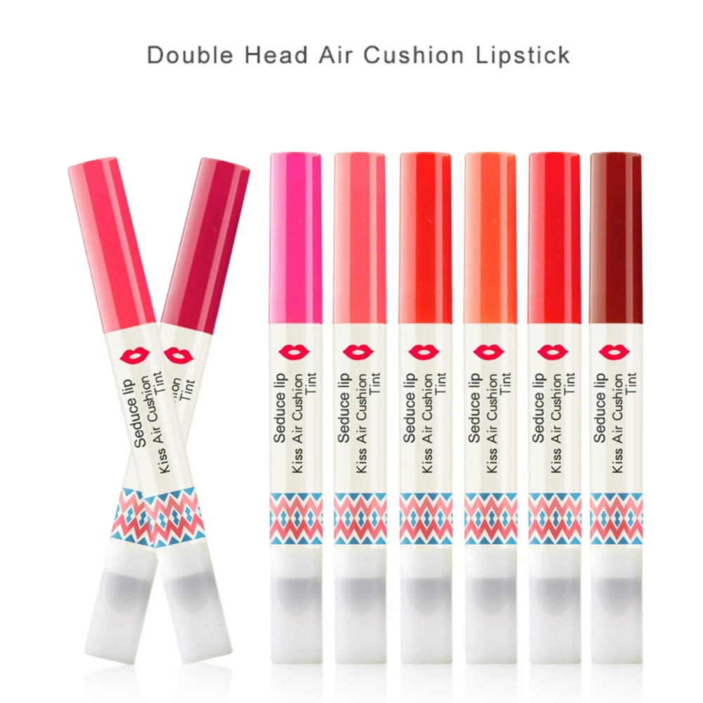 

Manooby 2019 Lipstick with Double Head Durable Moisturizing non-stick cup does not fade Lipstick