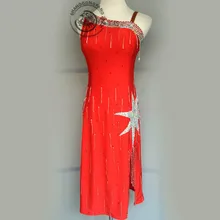 Стиль латинский танец костюм сексуальный спандекс камни латинские танцы платье для женщин конкурс танцев латинского платья A83 S-4XL