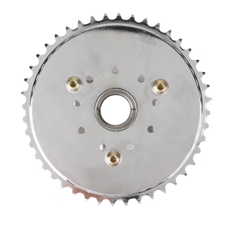 

44T Sprocket Adapter Fit 1.5 inch 1 1/2 inch 415 Chain 49cc 50cc 66cc 80cc 2 Stroke Motorized Bike Replacement Durable Stable