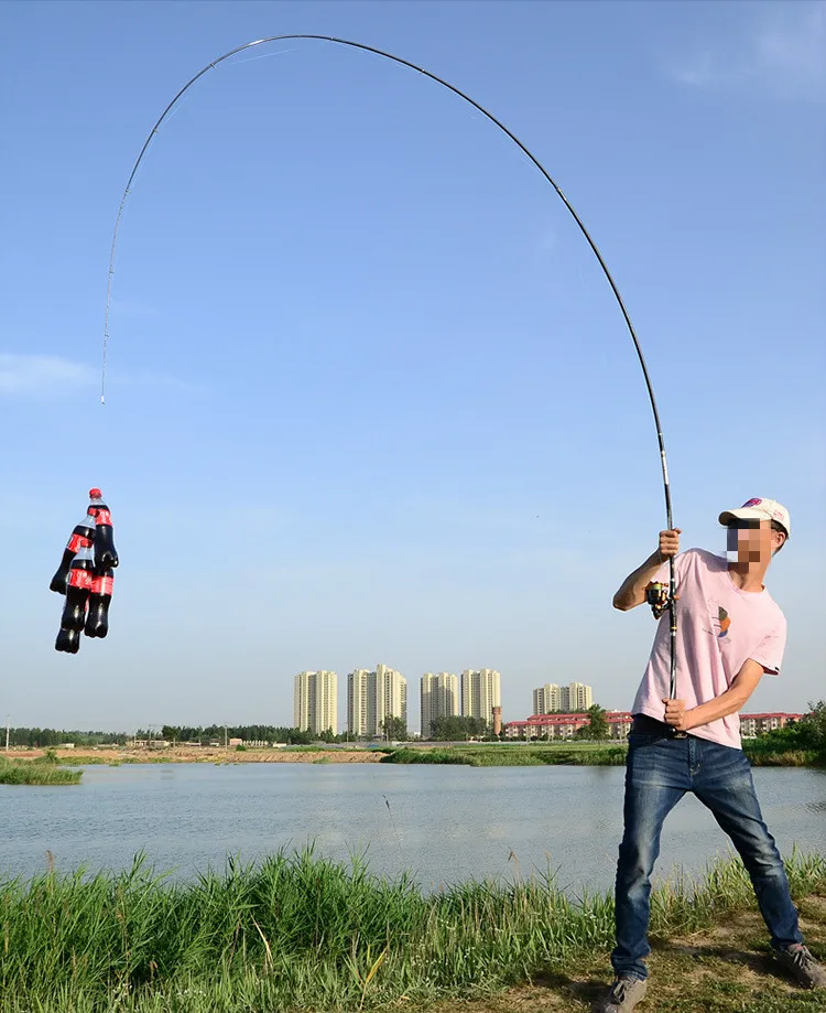 Canne a Peche Vara de Pesca de Carbono Vara de Pescar e Pólo Equipamento de Pesca Rocha Super Difícil Ultra Light Peixe Pólo Telescópica Mão Dupla Use 11 Cheap Varas de pescar