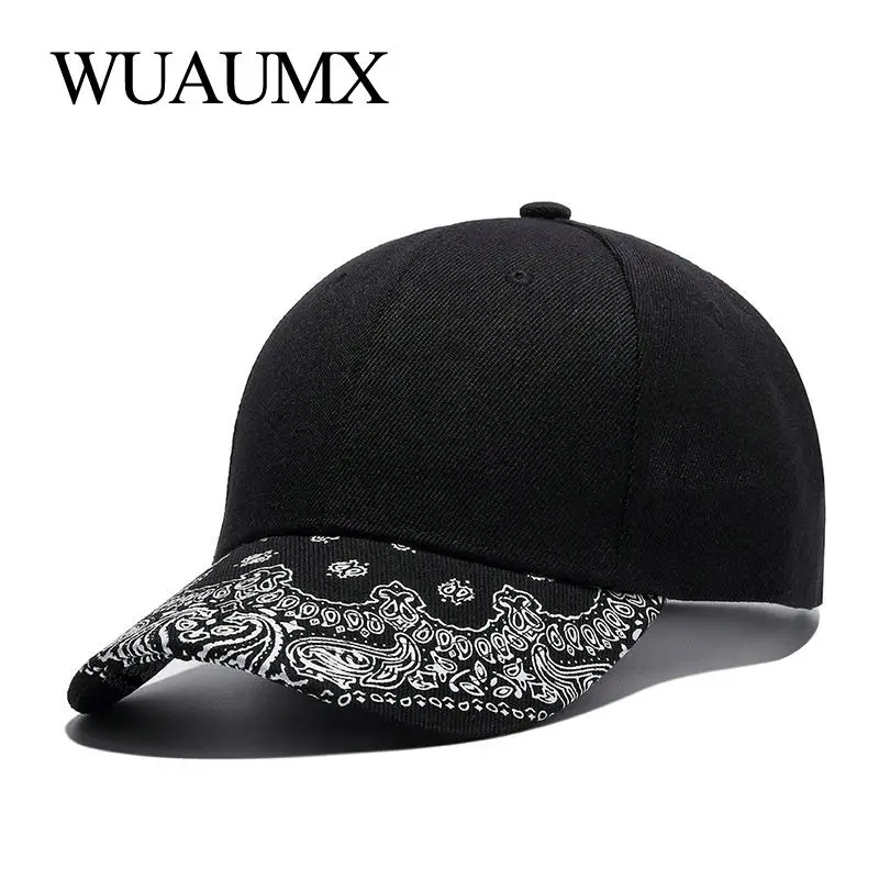 Бейсболки Wuaumx с принтом для мужчин и женщин хлопковая кепка от солнца изогнутыми