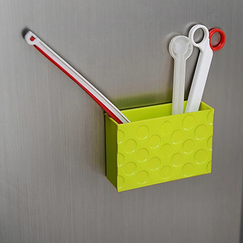 

Creative Fridge Magnetic Storage Box Hanging Save Space Kitchen Container Shelf Tool Kitchenware Utensils Organizer Rack