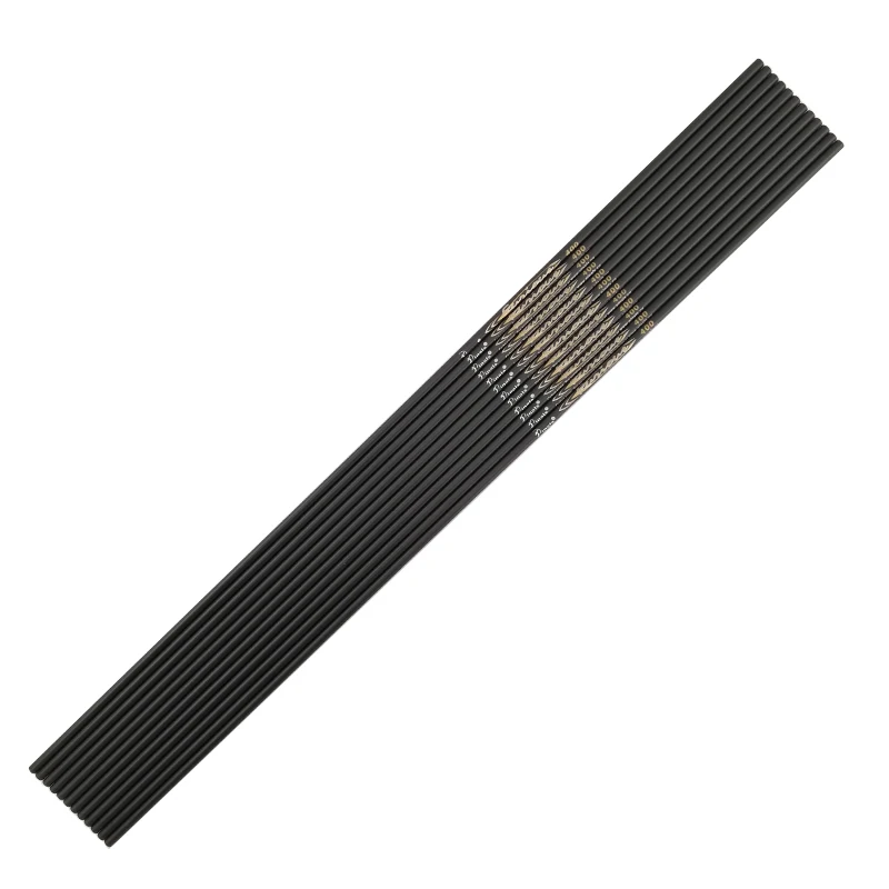 inals archery black shaft spine 300 400 500 600 1