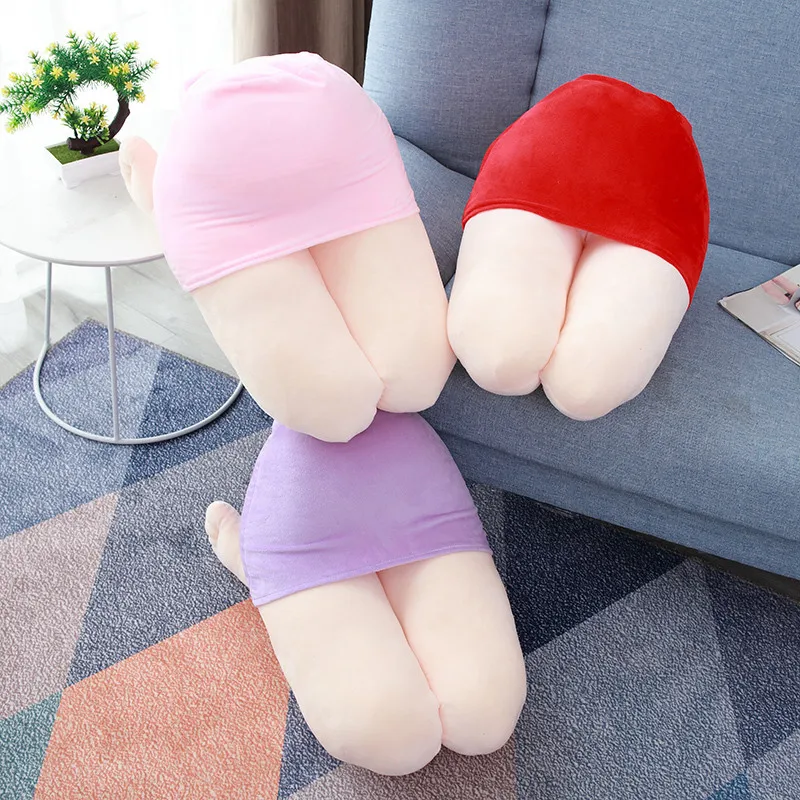 Мягкая подушка для ног девушки, сексуальная спальная подушка для бедра, забавная плюшевая игрушка для тела, подарок на день рождения