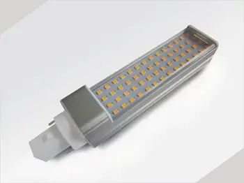 

50pcs/lot 13w G24 led lamp E27 G24 LED PL light 13W with 64pcs SMD2835 leds 1300lm AC85-265V