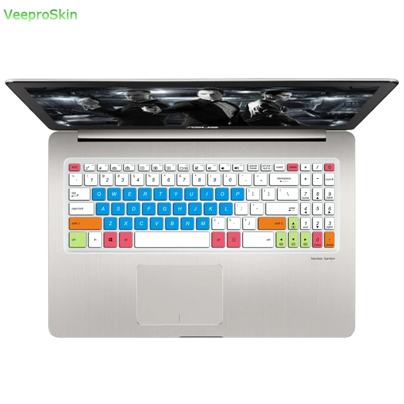 15 дюймовый чехол для клавиатуры ноутбука 6 &quotAsus VivoBook Pro NX580VD N580G N580GD N580VD M580 YX570ZD YX570ud