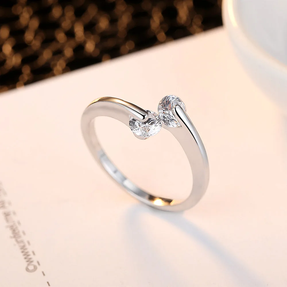Серебряное кольцо из серебра 925 пробы модные украшения подарок для женщин