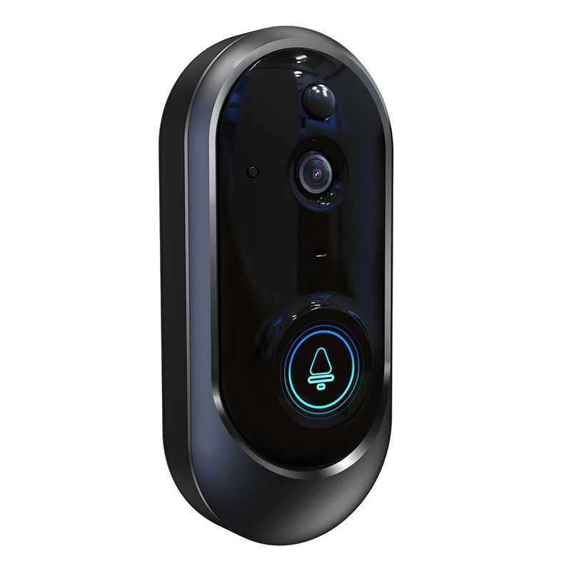 Низкая мощность 720 P Смарт wifi безопасности дверной звонок с визуальной записью ночного видения PIR Обнаружение движения потребление телефон
