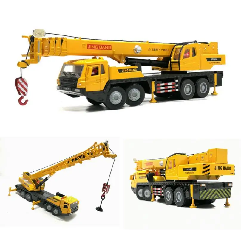 Details about   1:50 Scale Durable Engineering Crane Model Alloy Engineering Vehicle Toy For Kid