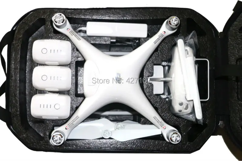 Waterproof Hardshell Backpack Shoulder Bag For RC Drone DJI Phantom 3/4 Via EMS